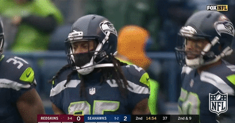 frustrated richard sherman GIF by NFL