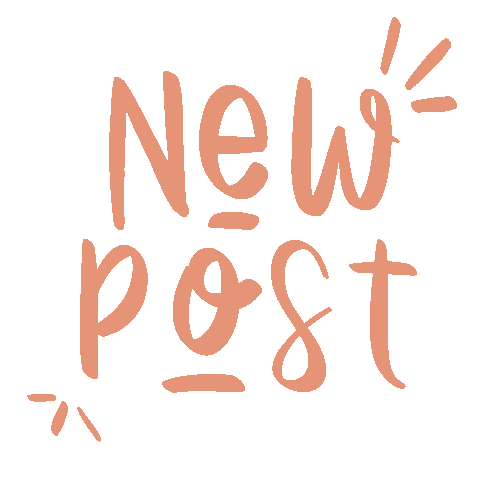 Pink New Post Sticker