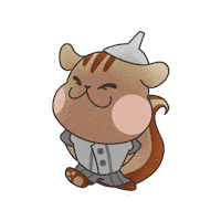 Squirrel Oneus Sticker