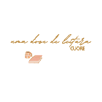 Cuoreatelier cuore livros leitura Momentos Sticker