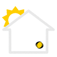 Saint_Gobain isolation soleil maison chaleur Sticker