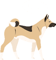 He-He Dog Sticker