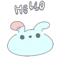 Dog Hello Sticker by Bakechi