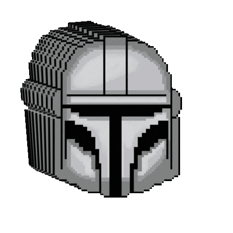 Boba Fett Pixel Sticker