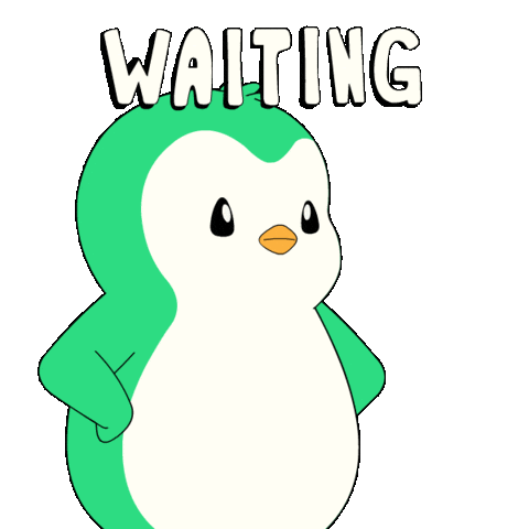 No Clue Waiting Sticker by Abster