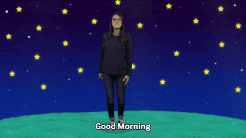 Good Morning Hello GIF by Cool School