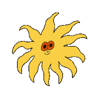 Summer Sun Sticker by Aga Giecko