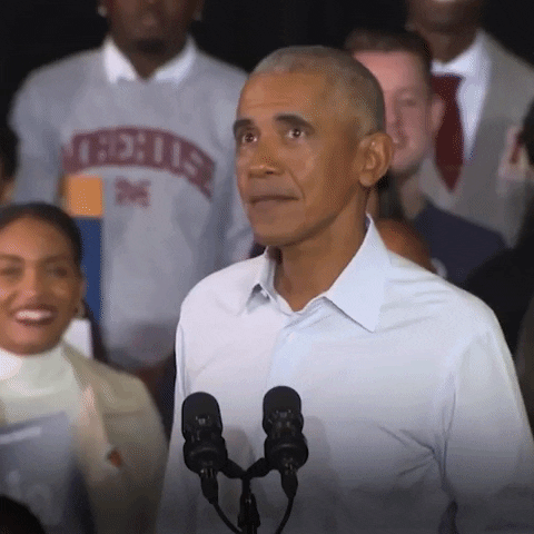 Barack Obama Lol GIF by The Democrats