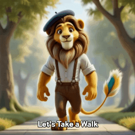 primelionardo giphyupload walk lion primelionardo GIF