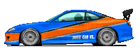 Car Drifting Sticker by kneapolitan