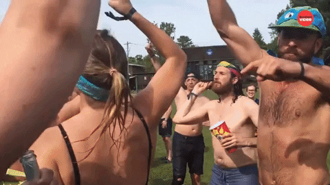 Summer Dancing GIF by BuzzFeed