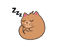 Sleepy Sticker by GentleCat