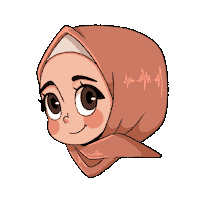 imcleem smile kind sourire hijabi Sticker