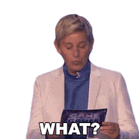 Ellen Degeneres What Sticker by NBC