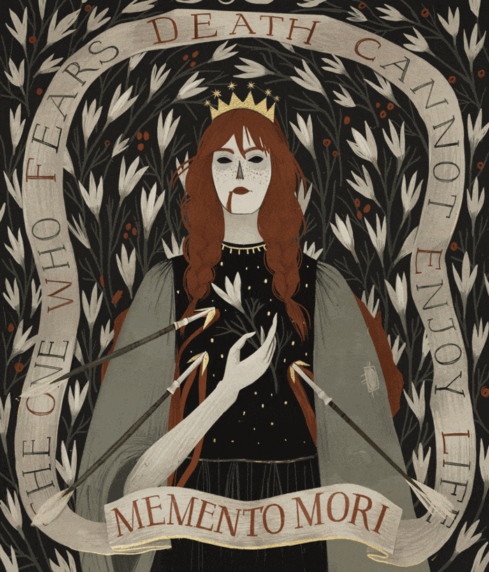 memento mori dark GIF by Alexandra Dvornikova