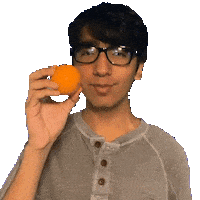 Vitamin C Orange Sticker