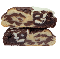 Black And White Chocolate Sticker by Chip City Cookies