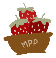 Strawberry Mpp Sticker by Graveto