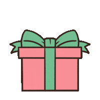 Guinea Pig Santa Sticker