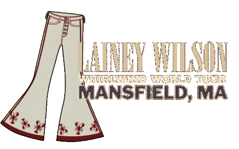 Wild Horses Massachusetts Sticker by Lainey Wilson