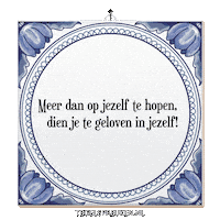 Hoop Nl Sticker by Tegelspreuken.nl