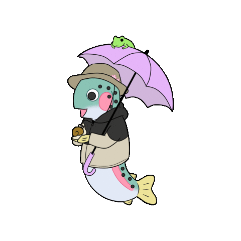 shimizukouen giphygifmaker かわいい umbrella june Sticker