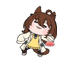 Guinea Pig Dancing Sticker