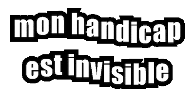 lavieenfibromyalgie invisible handicap fibro lavieenfibromyalgie Sticker