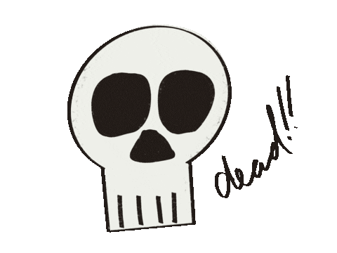 Emoji Skull Sticker