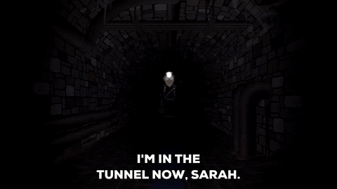 dark tunnel GIF by South Park 