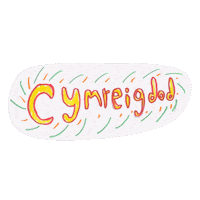 Cymraeg Sticker by Menter Iaith Rhondda Cynon Taf