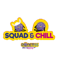 Chill Squad Sticker by Donettes