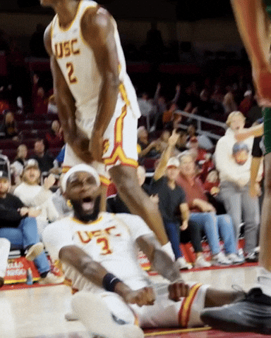 Basketball Hoops GIF by USC Trojans