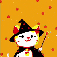 Halloween ねこ GIF