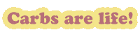 diabetes carbs Sticker by Organising Chaos
