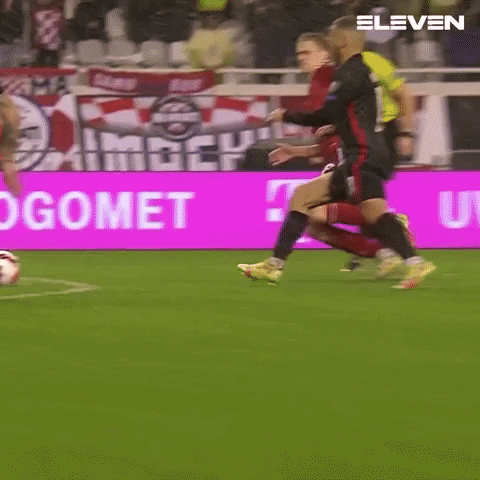 Football Sliding GIF by ElevenSportsBE