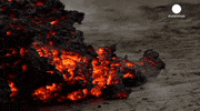 volcano going off GIF by Digg