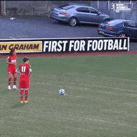 Womens Football Free Kick GIF by Cliftonville Football Club