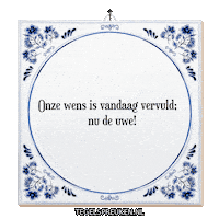 Geluk Trots Sticker by Tegelspreuken.nl