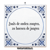 Housen Sticker by Tegelspreuken.nl