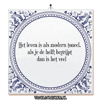 Ontspanning Spreuk Sticker by Tegelspreuken.nl