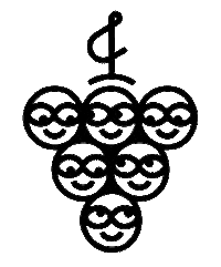 Friends Wine Sticker by Alpha Box & Dice