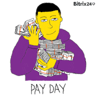 Happy Pay Day Sticker by Bitrix24