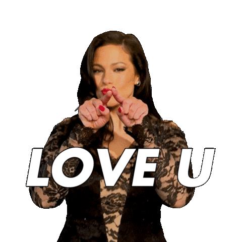 I Love You Heart Sticker by Ashley Graham