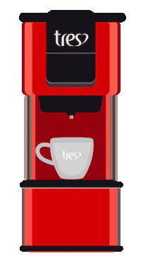 coffee cafe Sticker by TRES