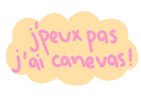 Canevasfatal Sticker by Marie Boiseau