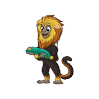 Tamarin Monkey Sticker by Santa Ana Parks