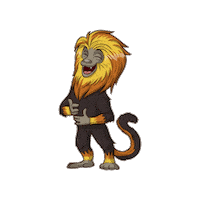 Tamarin Monkey Sticker by Santa Ana Parks