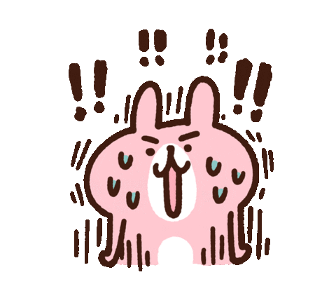 Angry うさぎ Sticker by Kanahei