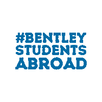 Study Abroad Bentleyu Sticker by Bentley University